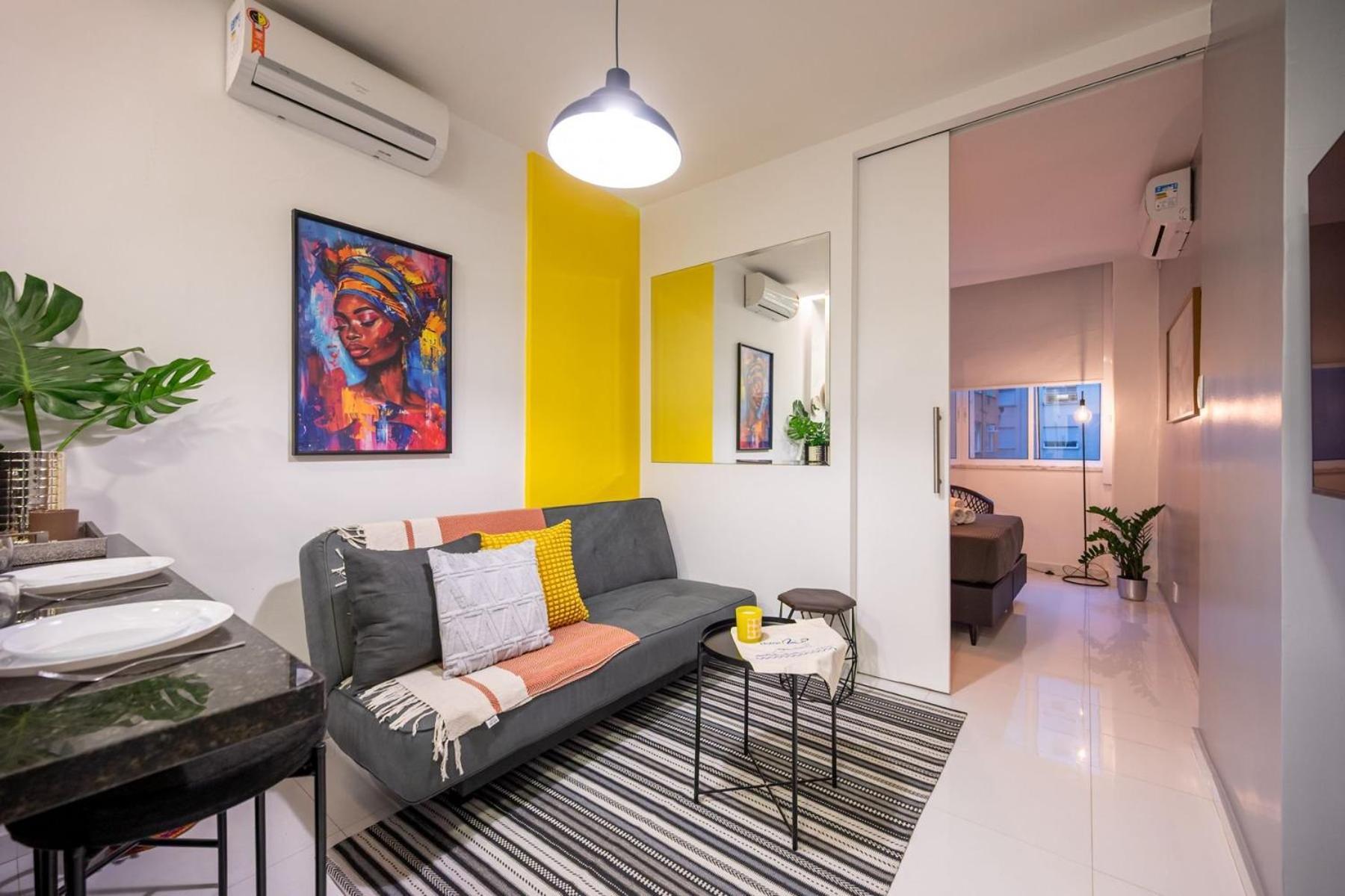 Apartment E Sala No Posto 6, 2 Minutos A Pe Da Rio de Janeiro
